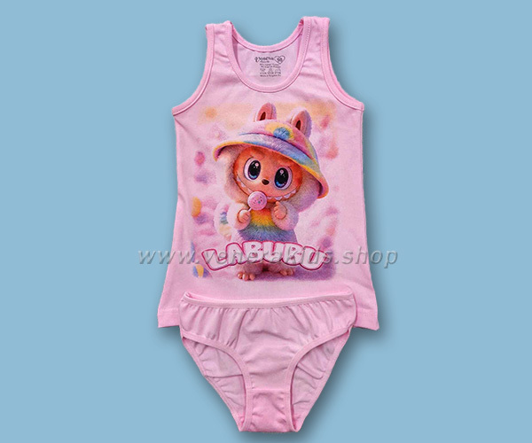 К-кт Камизолка с бикина Лабубу розов