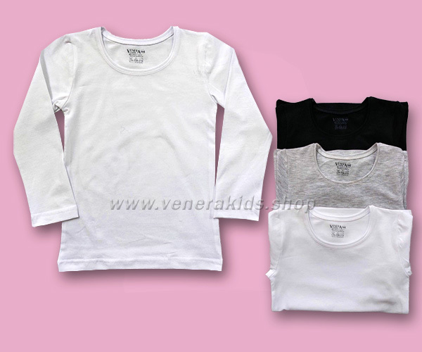 Блуза едноцветна ДР. Серия 3бр