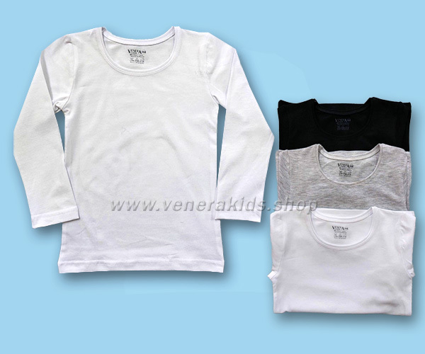 Блуза едноцветна ДР. Серия 3бр