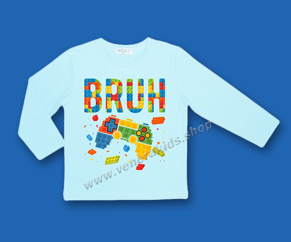 Блуза ДР Плейстешън синя. Серия 3бр