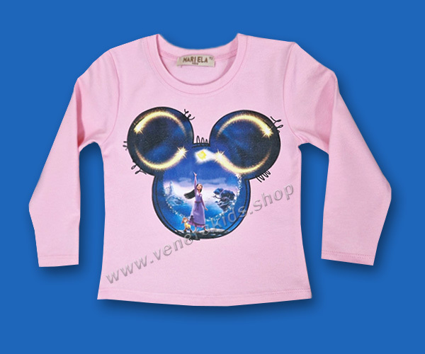 Блуза ДР момиче Мини розова. Серия 3бр