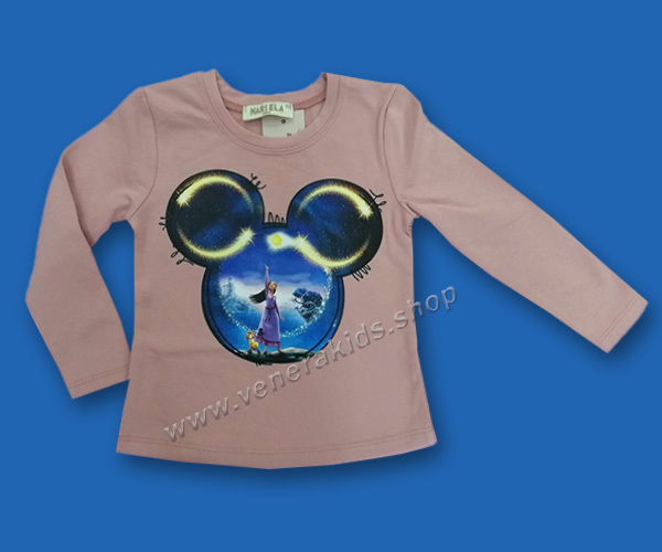 Блуза ДР момиче Мини пудра. Серия 3бр