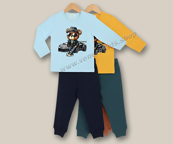 К-кт дълъг ръкав мечо кола. Серия 3бр