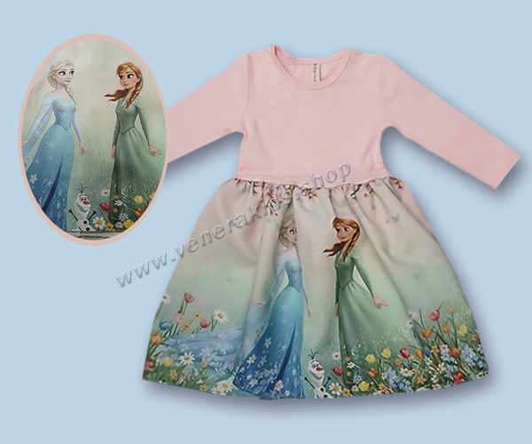 Рокля ДР Елза сублимация. Серия 3бр