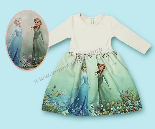 Рокля ДР Елза сублимация. Серия 3бр
