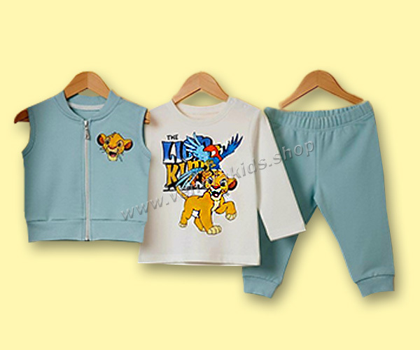 Бебе к-кт момче 3 части Симба. Серии 3/4бр