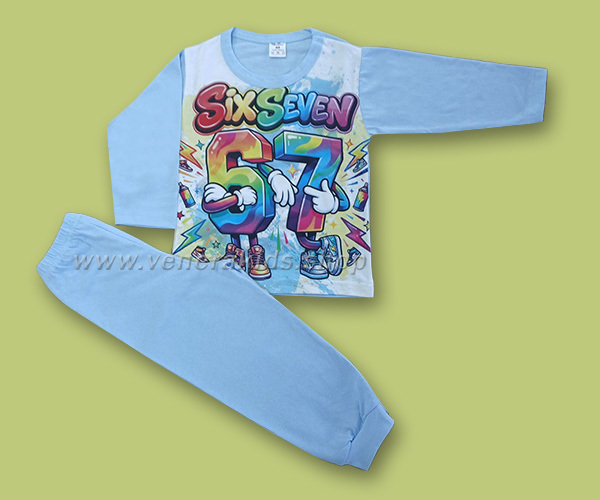 Пижама ДР момче Six Seven. Серии 3/4бр