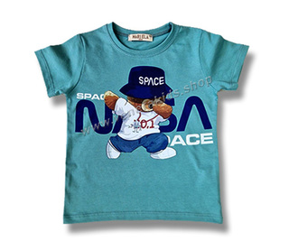 Тениска КР Наса Space синя. Серия 3бр