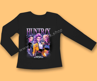 Блуза момиче ДР Хътрикс черна. Серия 3бр.