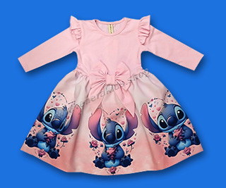 Рокля ДР Стич сублимация. Серия 3бр