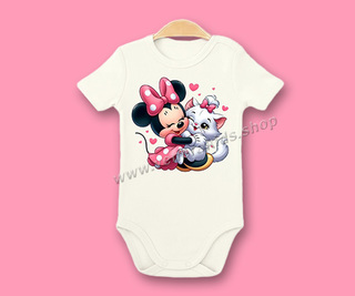 Бебе боди КР Мини Маус екрю. 5бр