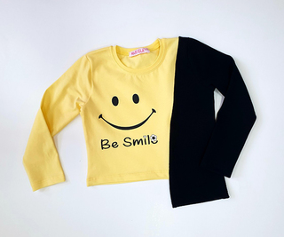 Блуза за момиче Be Smile жълта. Серия 3бр.