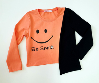 Блуза за момиче Be Smile оранж. Серия 3бр.