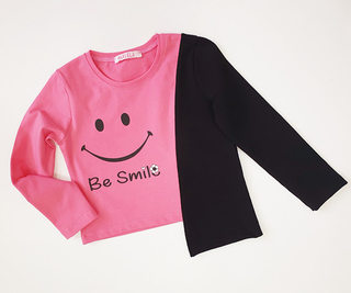 Блуза за момиче Be Smile циклама.Серия 3бр.
